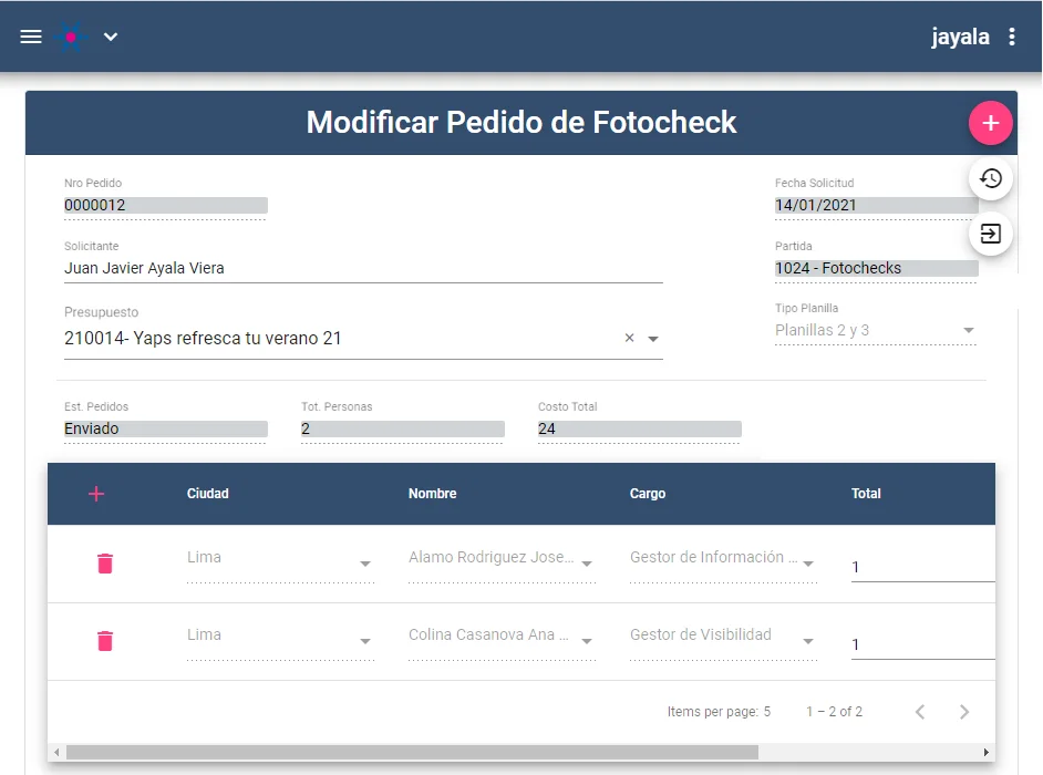 Lucky ERP — sistema de gestión para empresa de marketing